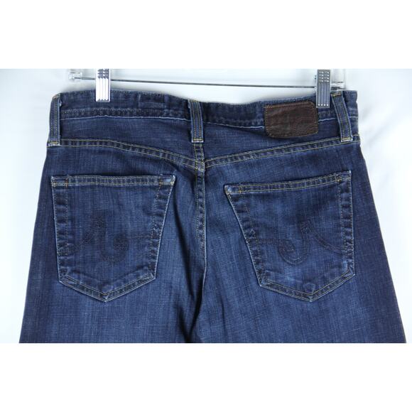 AG Adriano Goldschmied Jeans Mens 30x34 Hero Relaxed Fit Blue Denim Distressed - Picture 6 of 10